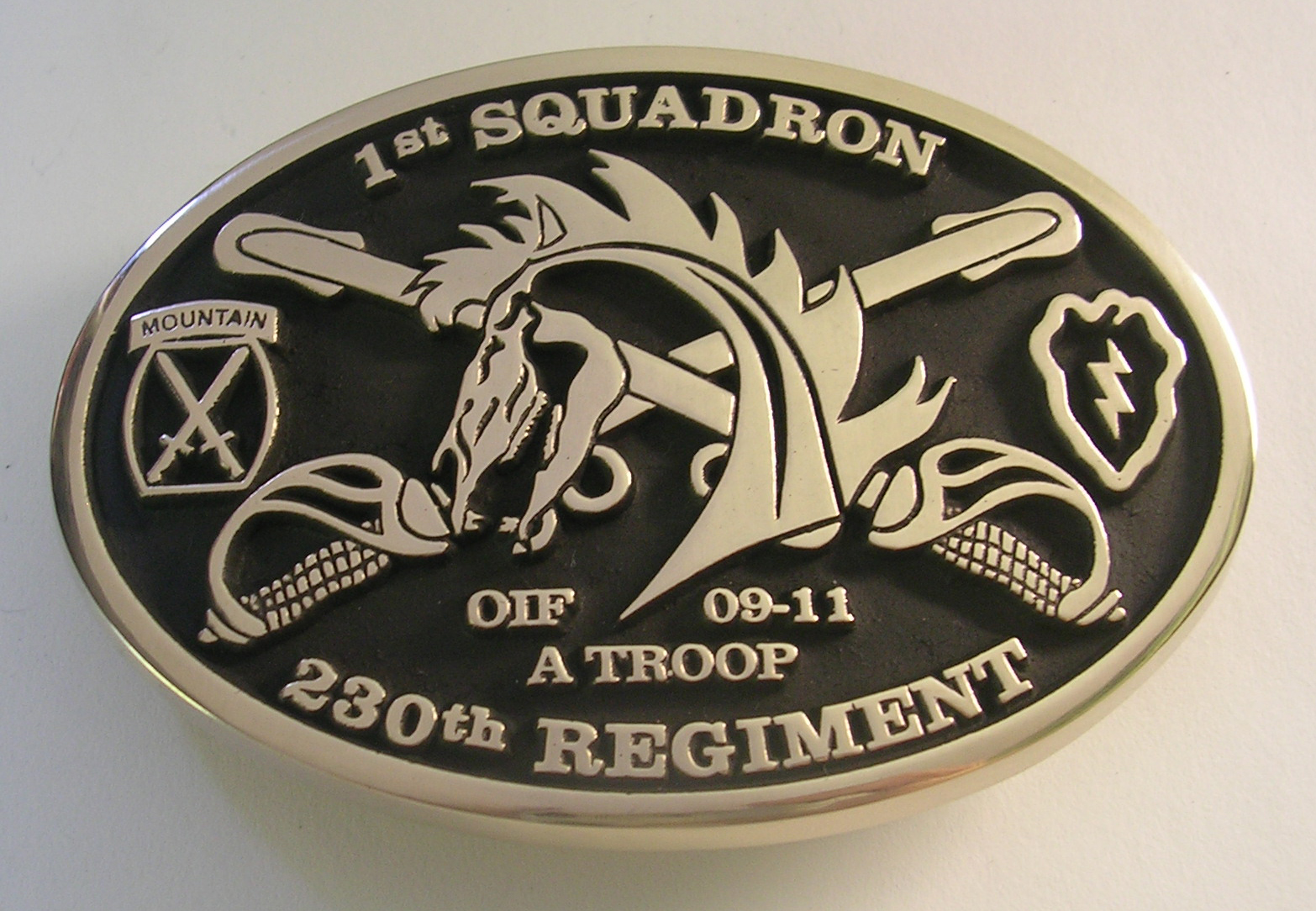 230th Regiment Belt Buckle