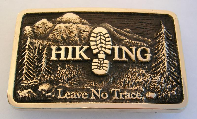 Hiking Buckle Leave No Trace Hiker Mountains Pacific Crest Trail 