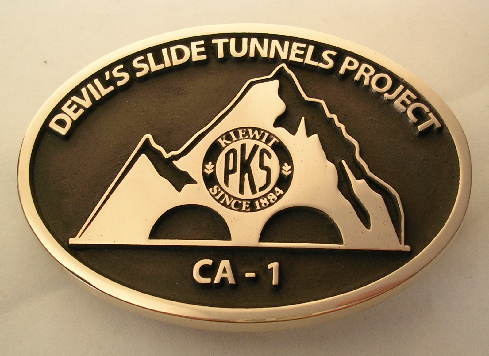 PKS Kiewit California Belt Buckle