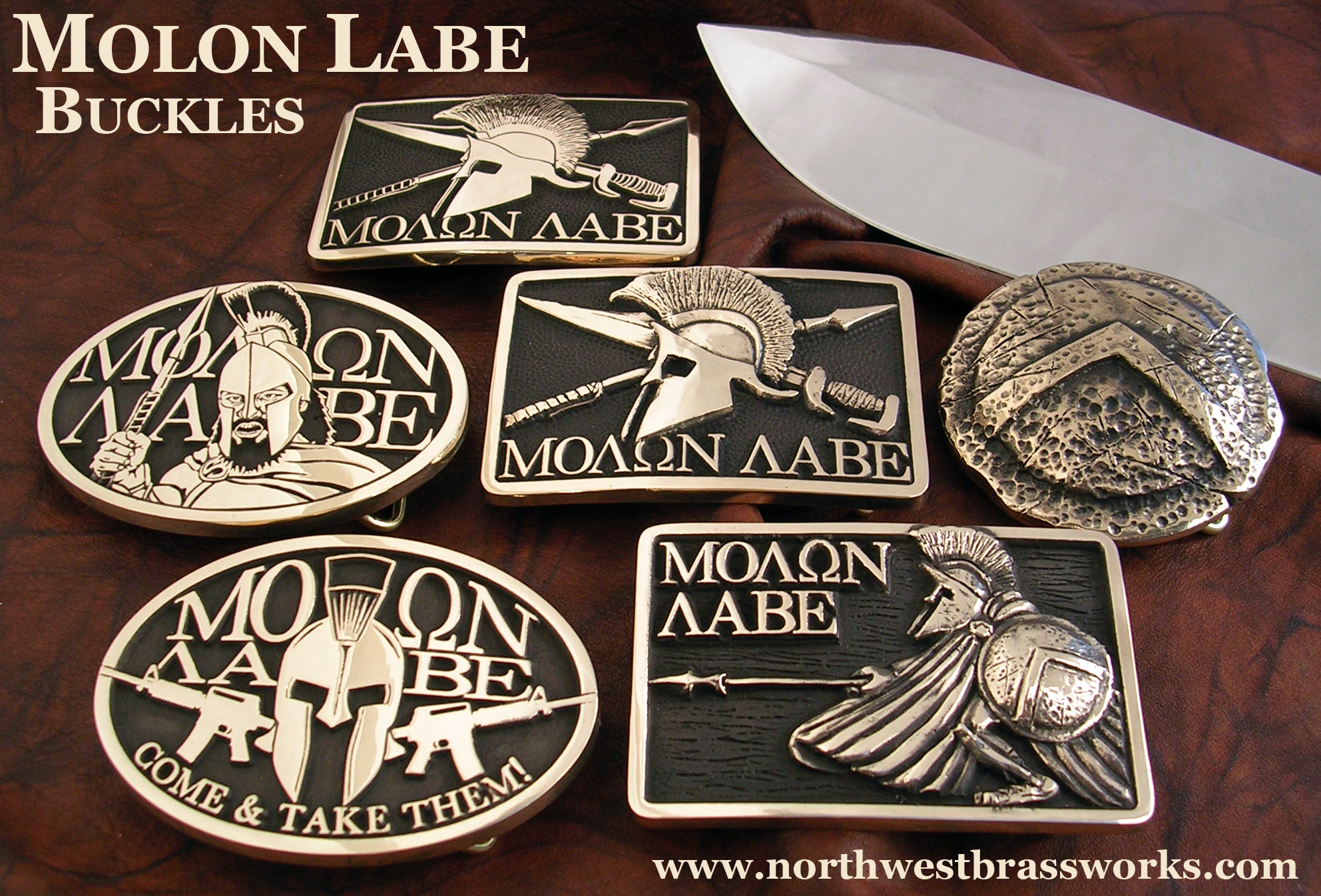 Custom Brass Belt Buckles made by Northwest Brass Works USA