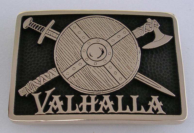 Vikings Valhalla Buckle Ragnar Odin Thor