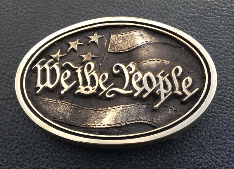 thumbnail image 2 of USA American Flag Metal Belt Buckle – Patriotic Novelty For Men 2 of 5