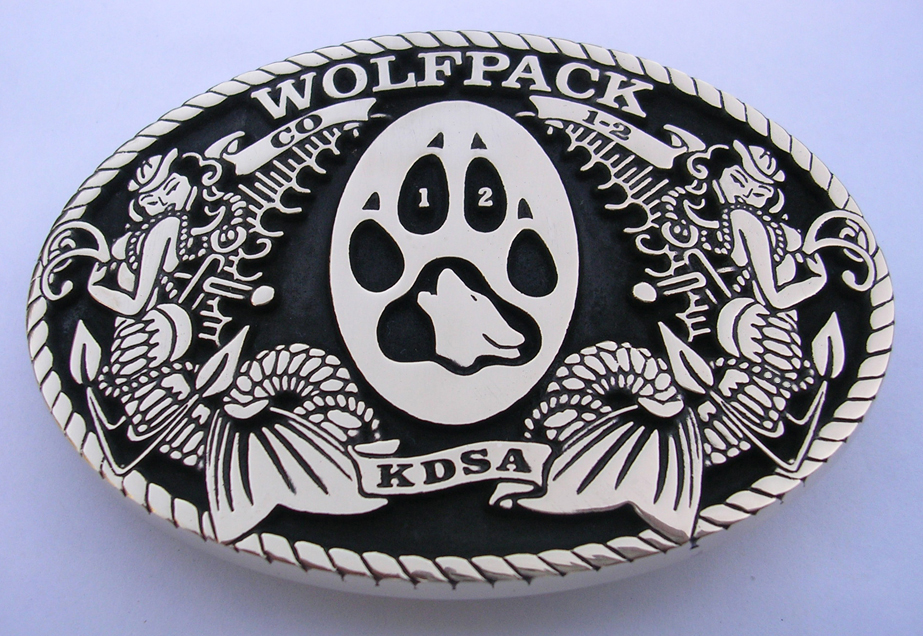 Wolfpack Belt Buckle