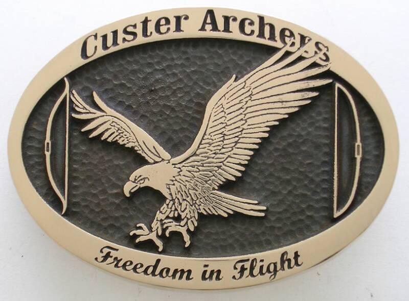 Custer Archers Buckle