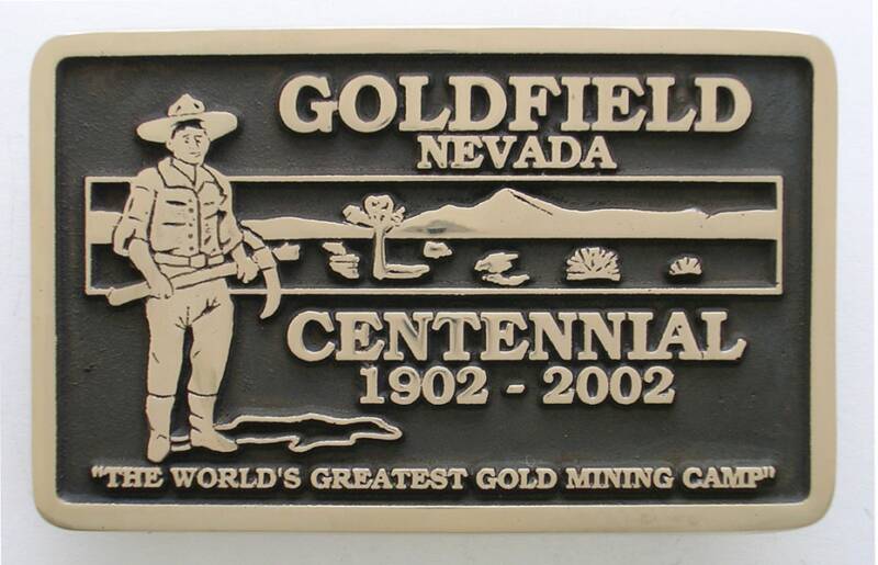 Goldfield Nevada Centennial Buckle