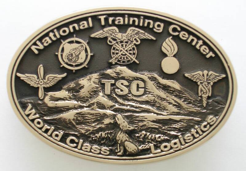 National Training Center Custom Military Buckle