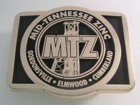 Tennessee Custom Brass Belt Buckle