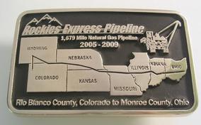 Rokies Express Pipeline Belt Buckle